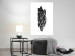 Wall Poster Tree Bark - black and white vertical composition on a solid white background 116613 additionalThumb 23
