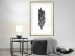 Wall Poster Tree Bark - black and white vertical composition on a solid white background 116613 additionalThumb 21