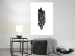 Wall Poster Tree Bark - black and white vertical composition on a solid white background 116613 additionalThumb 2