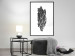 Wall Poster Tree Bark - black and white vertical composition on a solid white background 116613 additionalThumb 5