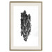 Wall Poster Tree Bark - black and white vertical composition on a solid white background 116613 additionalThumb 19