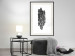 Wall Poster Tree Bark - black and white vertical composition on a solid white background 116613 additionalThumb 22