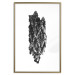 Wall Poster Tree Bark - black and white vertical composition on a solid white background 116613 additionalThumb 16
