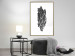Wall Poster Tree Bark - black and white vertical composition on a solid white background 116613 additionalThumb 7