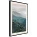 Wall Poster Beautiful Tuscany - picturesque landscape of forest and fog amidst mountain range 117013 additionalThumb 3