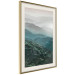Wall Poster Beautiful Tuscany - picturesque landscape of forest and fog amidst mountain range 117013 additionalThumb 2