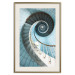 Poster Fibonacci Stairs - geometric blue composition with architecture 117913 additionalThumb 19
