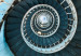 Poster Fibonacci Stairs - geometric blue composition with architecture 117913 additionalThumb 8