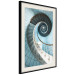 Poster Fibonacci Stairs - geometric blue composition with architecture 117913 additionalThumb 3