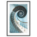 Poster Fibonacci Stairs - geometric blue composition with architecture 117913 additionalThumb 16