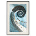 Poster Fibonacci Stairs - geometric blue composition with architecture 117913 additionalThumb 20