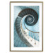 Poster Fibonacci Stairs - geometric blue composition with architecture 117913 additionalThumb 18