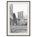Wall Poster Brooklyn Bridge - black and white composition with New York architecture 118013 additionalThumb 18