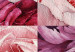 Poster Floral Collage - colorful composition full of pink-toned plants 118313 additionalThumb 9