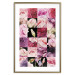 Poster Floral Collage - colorful composition full of pink-toned plants 118313 additionalThumb 14