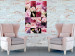 Poster Floral Collage - colorful composition full of pink-toned plants 118313 additionalThumb 17