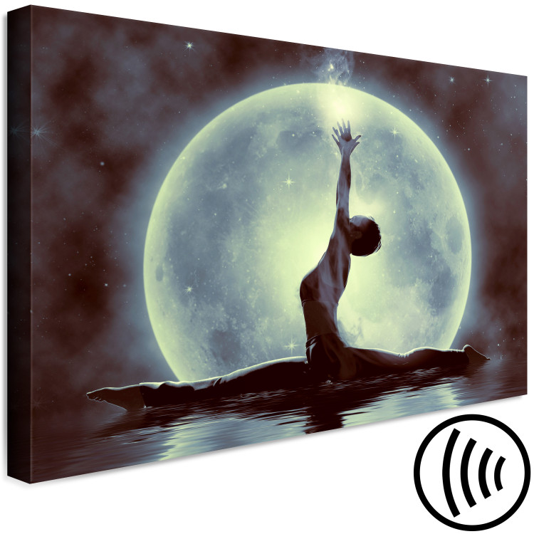 Canvas Moon nymph - a ballerina theme against the background with moon 122913 additionalImage 6
