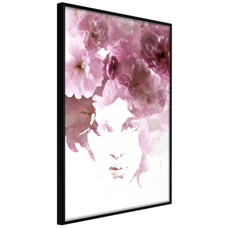 Poster Floral Gaze - whimsical portrait of a face created from flowers 123413 additionalImage 10