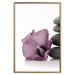 Wall Poster Stone Serenity - plant with pink flower and zen-style stones 123513 additionalThumb 16