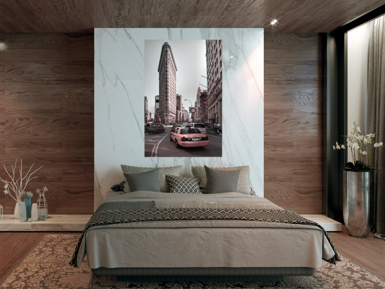 Wall Poster Urban Traffic - New York City architecture against backdrop of cars 123613 additionalImage 2