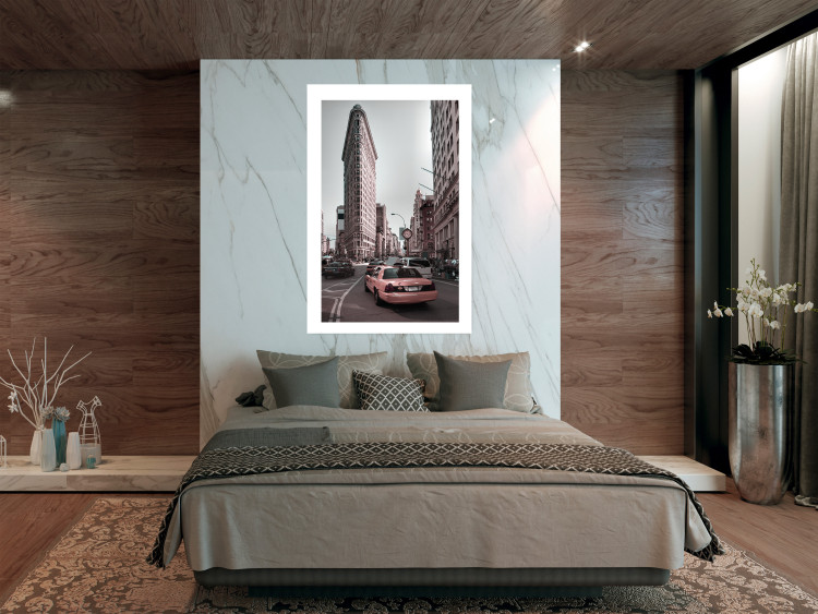 Wall Poster Urban Traffic - New York City architecture against backdrop of cars 123613 additionalImage 3