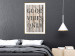 Wall Poster Retro: Good Vibes Only - English text on a background of wooden planks 125713 additionalThumb 15
