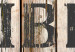 Wall Poster Retro: Good Vibes Only - English text on a background of wooden planks 125713 additionalThumb 7