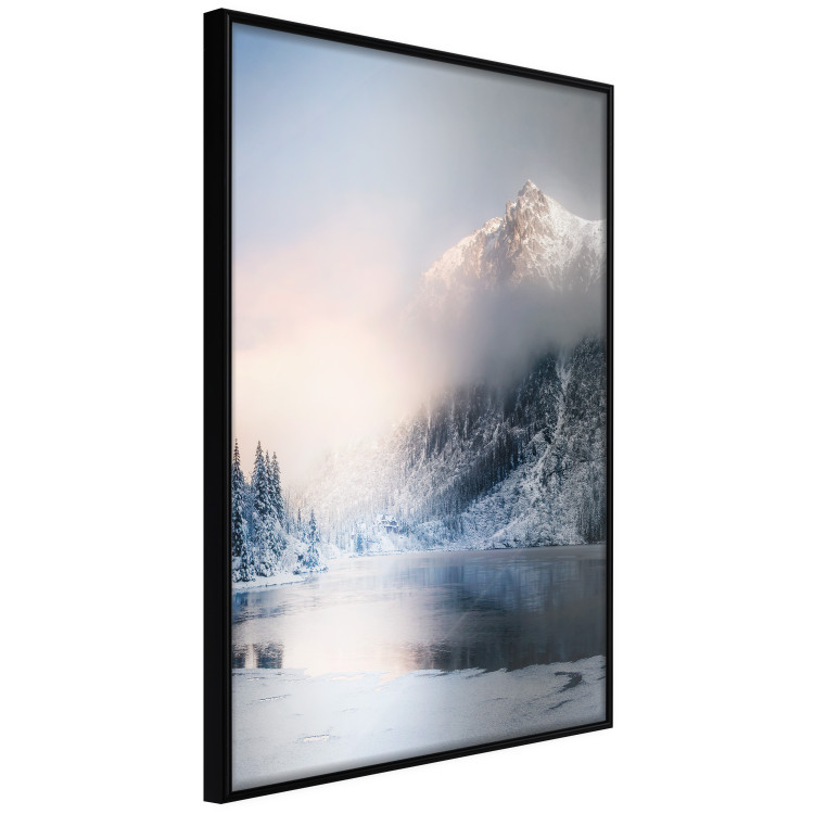 Wall Poster Wonder of Nature - winter landscape of a sparkling lake against mountains 125913 additionalImage 10