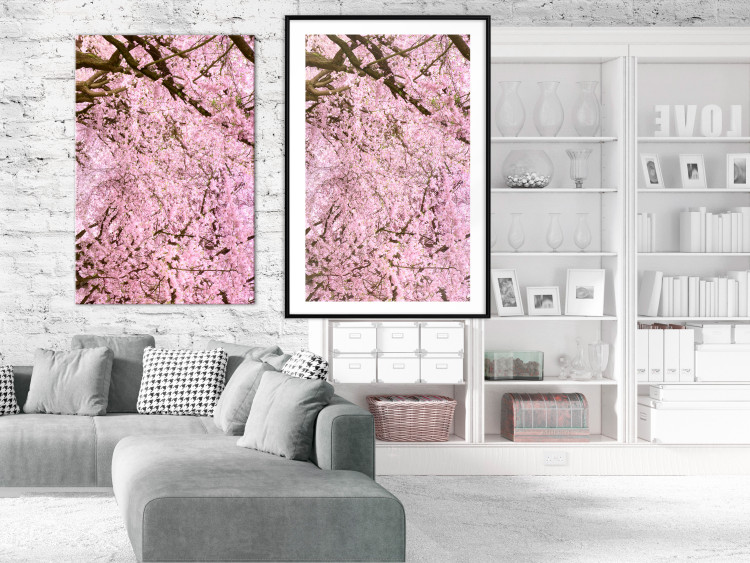 Poster Cherry Tree - spring composition of trees with light pink leaves 126213 additionalImage 4