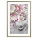 Wall Poster Lady Spring - woman with pink flowers in an abstract motif 127213 additionalThumb 14