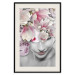 Wall Poster Lady Spring - woman with pink flowers in an abstract motif 127213 additionalThumb 19