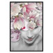Wall Poster Lady Spring - woman with pink flowers in an abstract motif 127213 additionalThumb 18