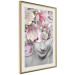 Wall Poster Lady Spring - woman with pink flowers in an abstract motif 127213 additionalThumb 3