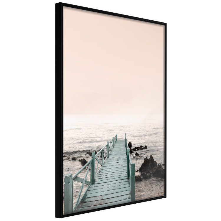 Poster Pier of Memories - wooden colorful pier against seascape 129713 additionalImage 11