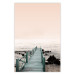 Poster Pier of Memories - wooden colorful pier against seascape 129713