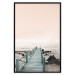 Poster Pier of Memories - wooden colorful pier against seascape 129713 additionalThumb 18