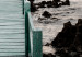 Poster Pier of Memories - wooden colorful pier against seascape 129713 additionalThumb 11