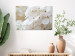 Canvas Snowy Hydrangea (1-piece) Wide - four-leaved white flowers 129813 additionalThumb 3