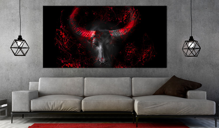 Large canvas print Enraged Bull - First Variant II [Large Format] 131513 additionalImage 6