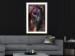 Poster Black Jaguar - animal among abstract colors on a dark background 131813 additionalThumb 15