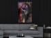 Poster Black Jaguar - animal among abstract colors on a dark background 131813 additionalThumb 6