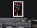 Poster Black Jaguar - animal among abstract colors on a dark background 131813 additionalThumb 5