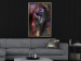 Poster Black Jaguar - animal among abstract colors on a dark background 131813 additionalThumb 7