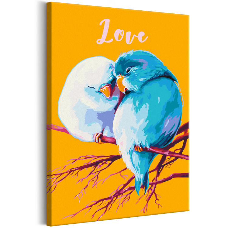 Paint by number Parrots in Love 132313 additionalImage 5