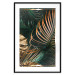 Poster Forest Jewels - tropical composition of green and brown leaves 134513 additionalThumb 15