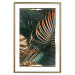 Poster Forest Jewels - tropical composition of green and brown leaves 134513 additionalThumb 14