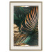 Poster Forest Jewels - tropical composition of green and brown leaves 134513 additionalThumb 20