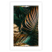 Poster Forest Jewels - tropical composition of green and brown leaves 134513 additionalThumb 19