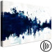 Canvas Print Blue in white - Abstraction with streaks in classic blue 135213 additionalThumb 6