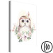 Canvas Print Owl with a headband - a colorful illustration inspired by fairy tales 135713 additionalThumb 6
